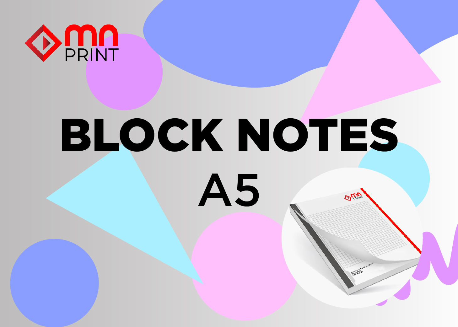 Pryma - Block notes A5 70FF 5M 15x21Cm - CZ Store